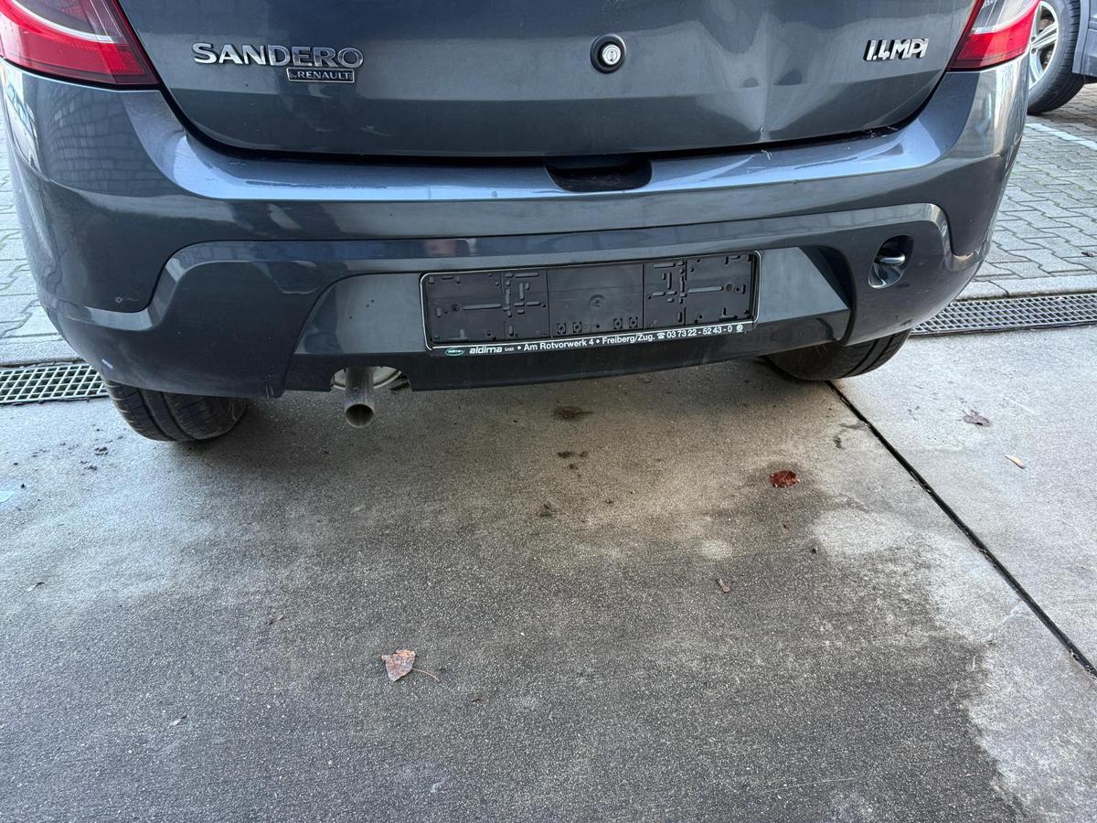 Dacia Sandero SD original Sto&szlig;stange Sto&szlig;f&auml;nger hinten KNA Kometengrau BJ10